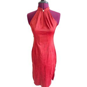 chinese halter neck modern qipao